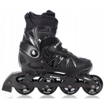 Reguliuojami riedučiai Raven Expert Black, 40–43